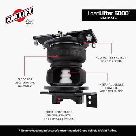 Air Lift Air Lift LoadLIfter 5000 Ultimate Air Spring Kit for 2020-2026 Chevrolet Silverado 2500HD & 3500HD, - Outdoor-Depot.us