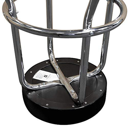 Plasticolor Plasticolor 004790R01 Black/Grey Garage Stool (Chevrolet) - Outdoor Depot