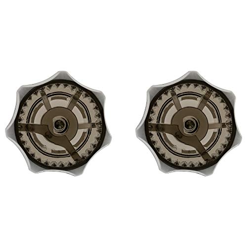 Dura Faucet Dura Faucet DF-RKS RV Replacement Hot and Cold Smoked Acrylic Knobs for Faucet - Outdoor Depot