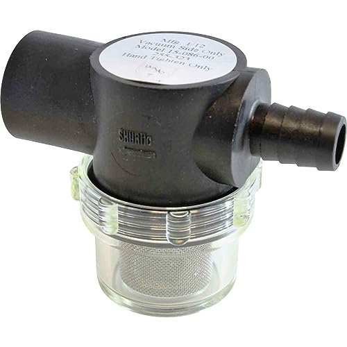 SHURFLO PENTAIR SHURFLO 255-323 Twist-On Water Strainer, 1/2" Barb Inlet, 1/2" NPSM Outlet - Outdoor Depot