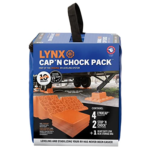 Lynx Cap N Chock 6 Pack With Carry Bag