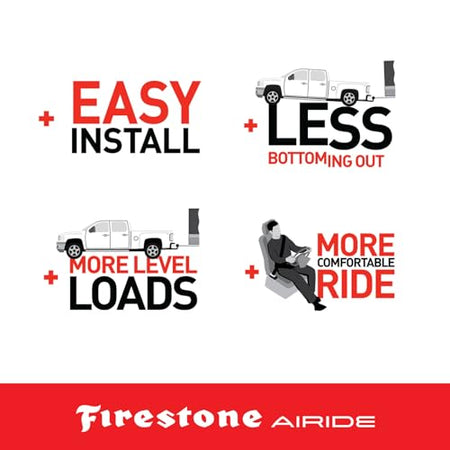 Airide Firestone Airide 2625 Rear Air Spring Kit fits 2017-2025 F250 F350 4WD | Load Capacity of 5,000 - Outdoor Depot