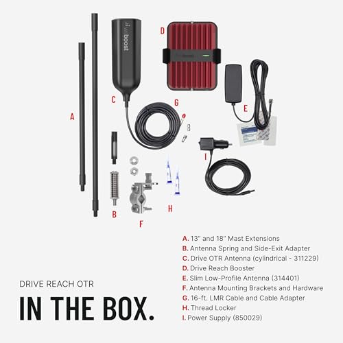 weBoost weBoost Drive Reach OTR - Cell Phone Signal Booster for Trucks and SUVs | Boosts 5G & 4G LTE for All - Outdoor Depot