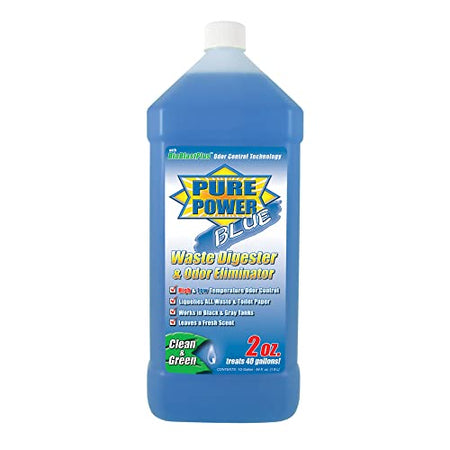 Valterra Valterra V23003 'Pure Power Blue' Waste Digester and Odor Eliminator - 64 oz. Bottle - Outdoor Depot