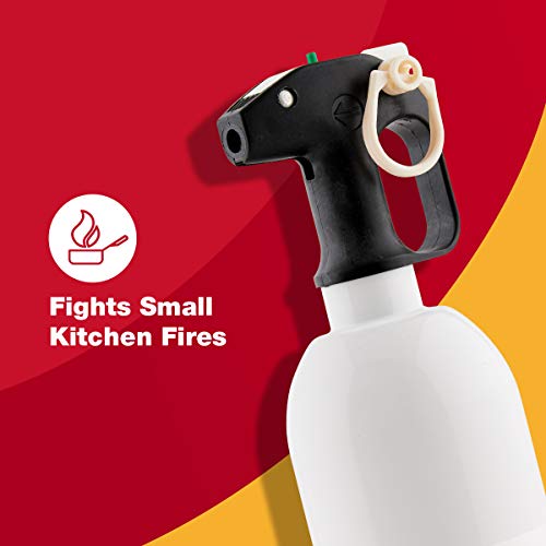 First Alert FIRST ALERT KITCHEN5 Fire Extinguisher, KFE2S5, UL RATED 5-B:C, White, 1-Pack - Outdoor Depot