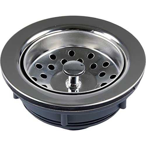 JR Products JR Products 95285 Large Kitchen Strainer - Chrome - Outdoor Depot
