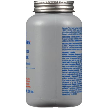 Permatex Permatex 80078 Anti-Seize Lubricant with Brush Top Bottle, 8 oz. - Outdoor Depot