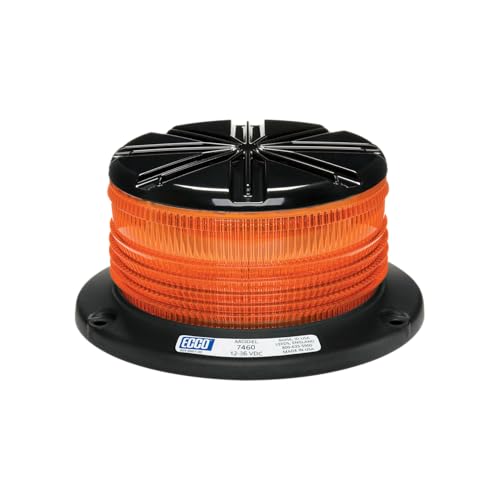 ECCO ECCO 7460A Series Profile™ 3 Inch LED Beacon - Amber | 12-36VDC | Pulse8 Flash Pattern - Outdoor Depot