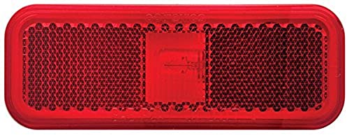 Optronics MC-44RBP Red Rectangular Reflector Marker/Clearance Light