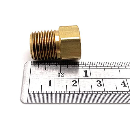 AP Products AP Products Marshall Excelsior ME2132P Inverted Flare Adapter - 1/4" MNPT x 1/4" Female Flare - Outdoor Depot