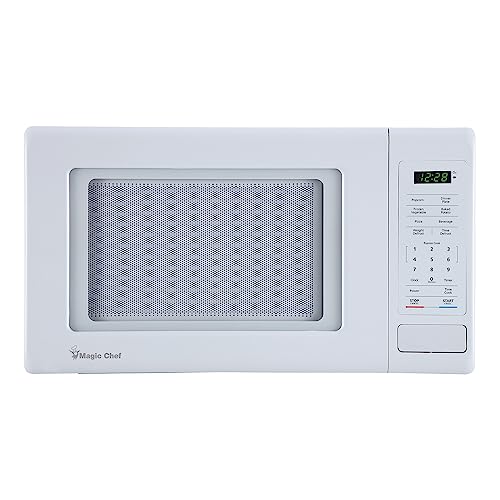 Magic Chef Magic Chef 0.9 Cubic Feet 900 Watt Stainless Countertop Microwave Oven for Compact Spaces with 6 - Outdoor Depot