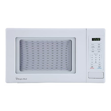 Magic Chef Magic Chef 0.9 Cubic Feet 900 Watt Stainless Countertop Microwave Oven for Compact Spaces with 6 - Outdoor Depot