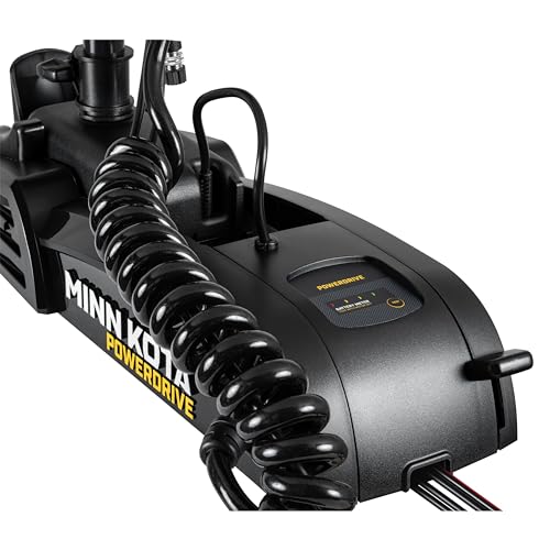 Minn Kota Minn Kota PowerDrive Bow-Mount Electric Trolling Motor with GPS – 55 Lb. Thrust, 54 in. Shaft, - Outdoor Depot