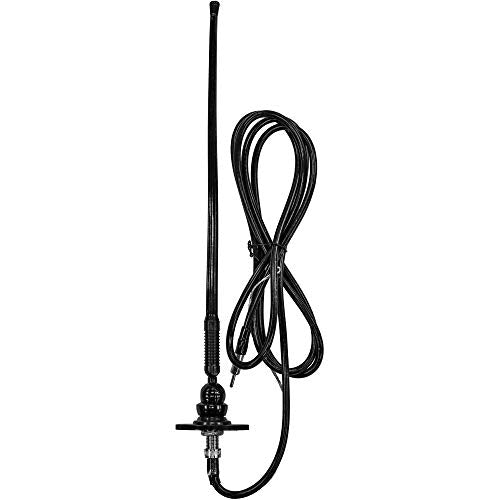 ASA ASA Electronics 44US01R Jensen Rubber Mast AM/FM RV Antenna - Top or Side Mount - Outdoor Depot