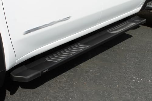 Raptor Series Raptor Series Running Boards Steps 6in OEM Style Black Aluminum Compatible with Crew Cab - Outdoor Depot