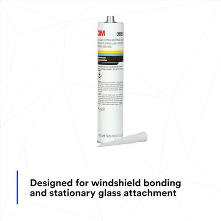 3M 3M Auto Glass Urethane Windshield Adhesive, 08693, Medium Viscosity, High-Strength, Fast-Curing, 310 - Outdoor-Depot.us