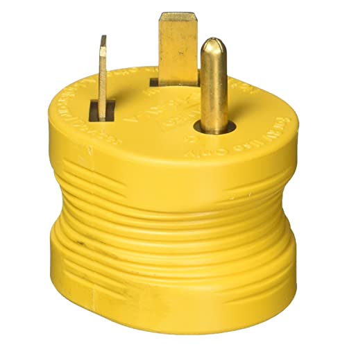 Camco 55232 30 Amp Male/15 Amp Female Adapter with Indicator Light