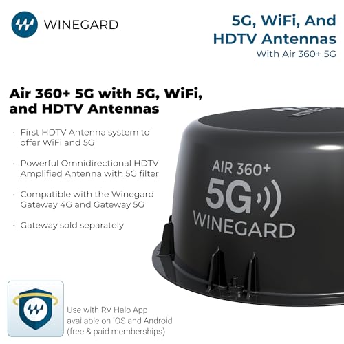 Winegard Winegard AR2-5G1 Air 360+ 5G - Outdoor Depot