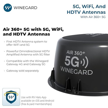 Winegard Winegard AR2-5G1 Air 360+ 5G - Outdoor Depot
