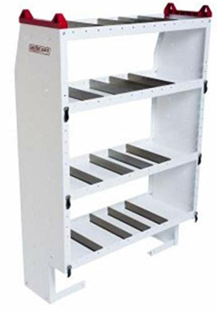 Weather Guard Weather Guard Heavy Duty Adjustable 4 Shelf Unit, 60in x 42in x 16in, Model 9364-3-03 - Outdoor Depot