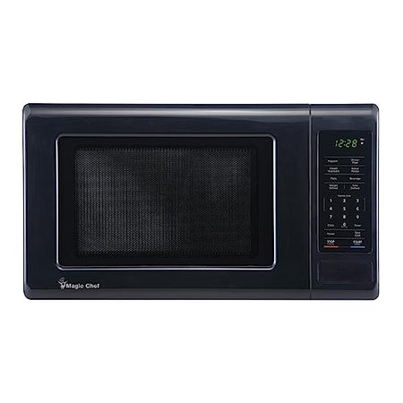 Magic Chef Magic Chef 0.9 Cubic Feet 900 Watt Stainless Countertop Microwave Oven for Compact Spaces with 6 - Outdoor Depot