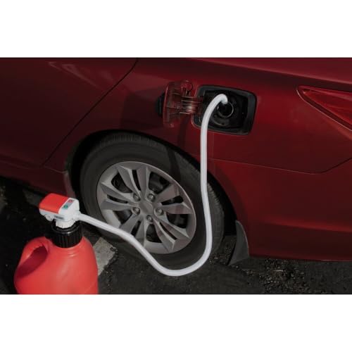 TERA PUMP Terapump - TRFA01-XL - Battery Powered Fuel Transfer Pump w/Extended Hoses and Utility Jug Adapter - Outdoor Depot
