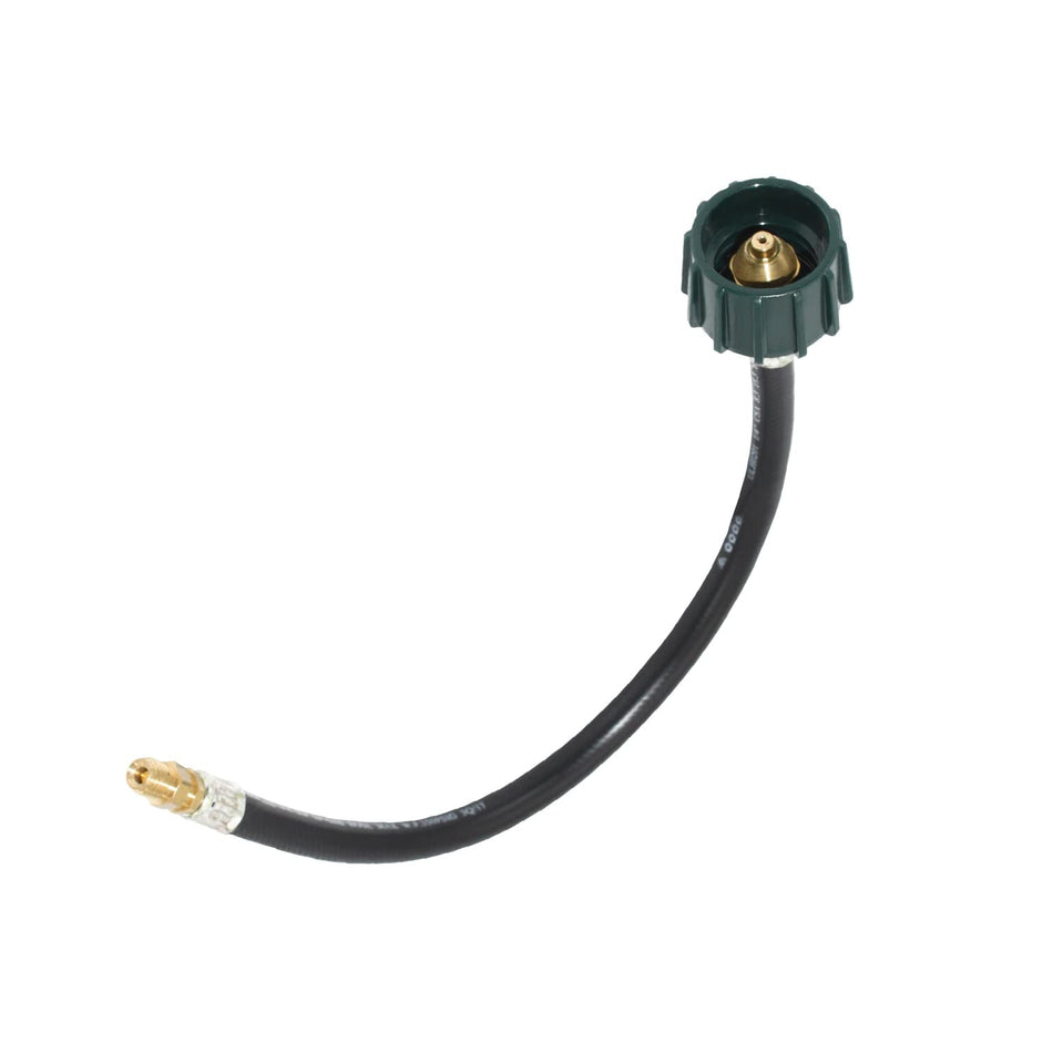 Flame King Flame King 15-inch Pigtail Hose Connectors, 1/4" Male Inverted Flare (NOT NPT) for RV, Van or - Outdoor Depot
