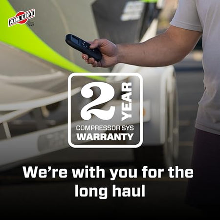Air Lift Air Lift WirelessAir + EZ Mount, 2nd Generation On-Board Air Compressor with Mobile App - 74000EZ - Outdoor-Depot.us