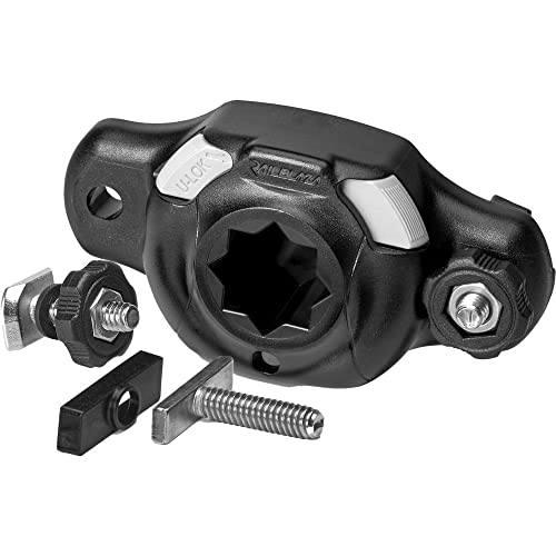RAILBLAZA StarPort TracLoader –Gunnel Mount for Boats, Compatible with Crestliner, SureMount, Versatrack Systems or Low-Profile Mounting Base for Kayak Tracks