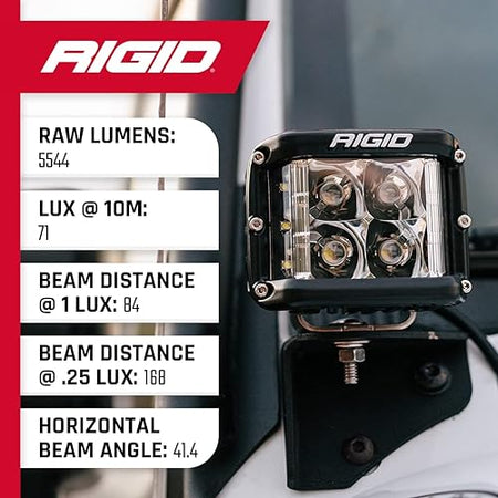 RIGID INDUSTRIES Rigid Industries D-SS Series PRO Flood LED Light Pods, Pair - Outdoor Depot