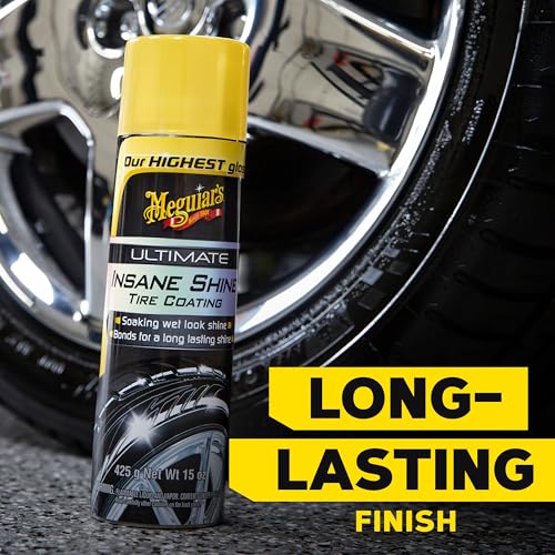 Meguiar's Meguiar's G190315 Ultimate Insane Shine Tire Coating, gives a Finish that Creates a Lasting - Outdoor Depot