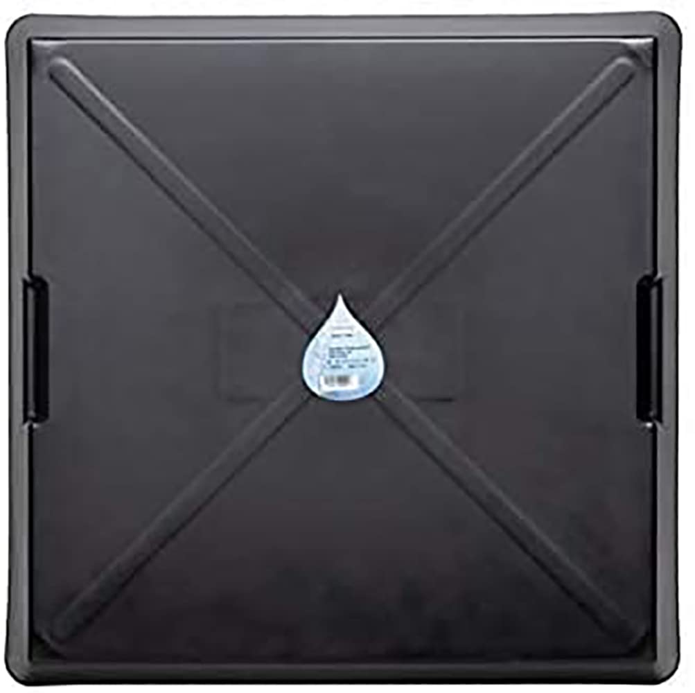 WirthCo WirthCo 40092 Funnel King Drip Tray - Black Plastic 22 x 22 x 1.5 Inches - Perfect for Catching - Outdoor Depot