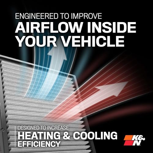 K&N K&N LIFETIME Cabin Air Filter: Premium, Washable, Clean Air for your Cabin: Compatible with 2014-2025 - Outdoor Depot
