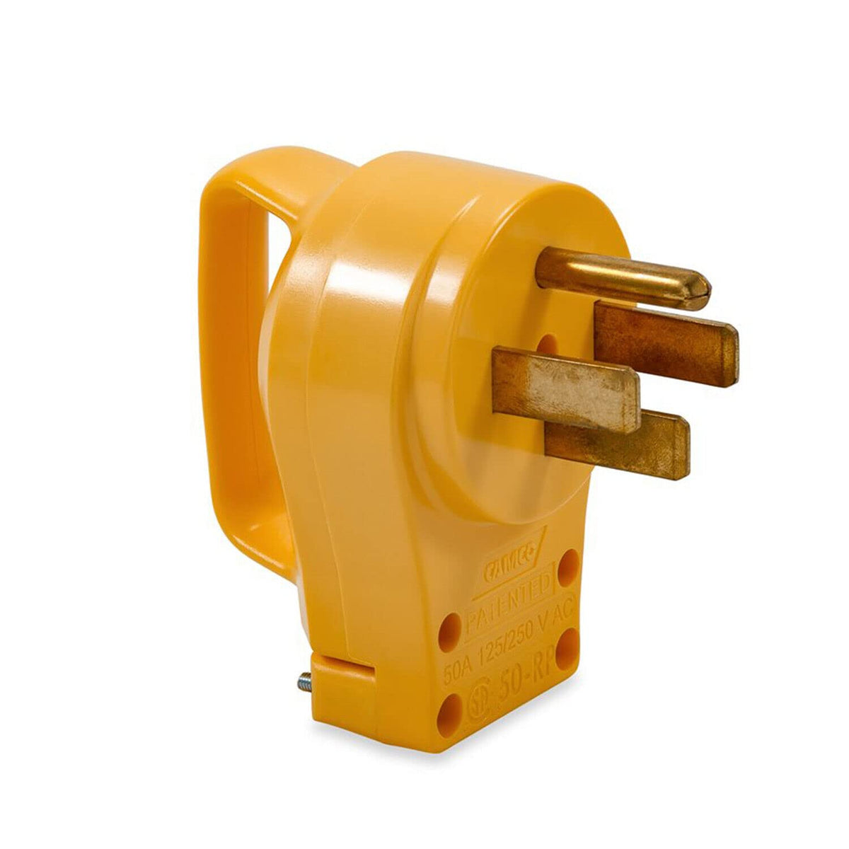 Camco Camco Power Grip 50 Amp Replacement Plug - Head Attaches to Existing RV Extension Cord - Features 50 - Outdoor Depot