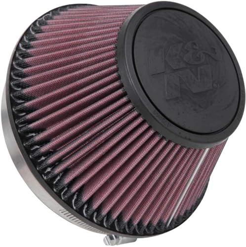 K&N K&N High-Flow Original Lifetime Universal Clamp-On Air Filter: High Performance, Premium, Washable: - Outdoor Depot