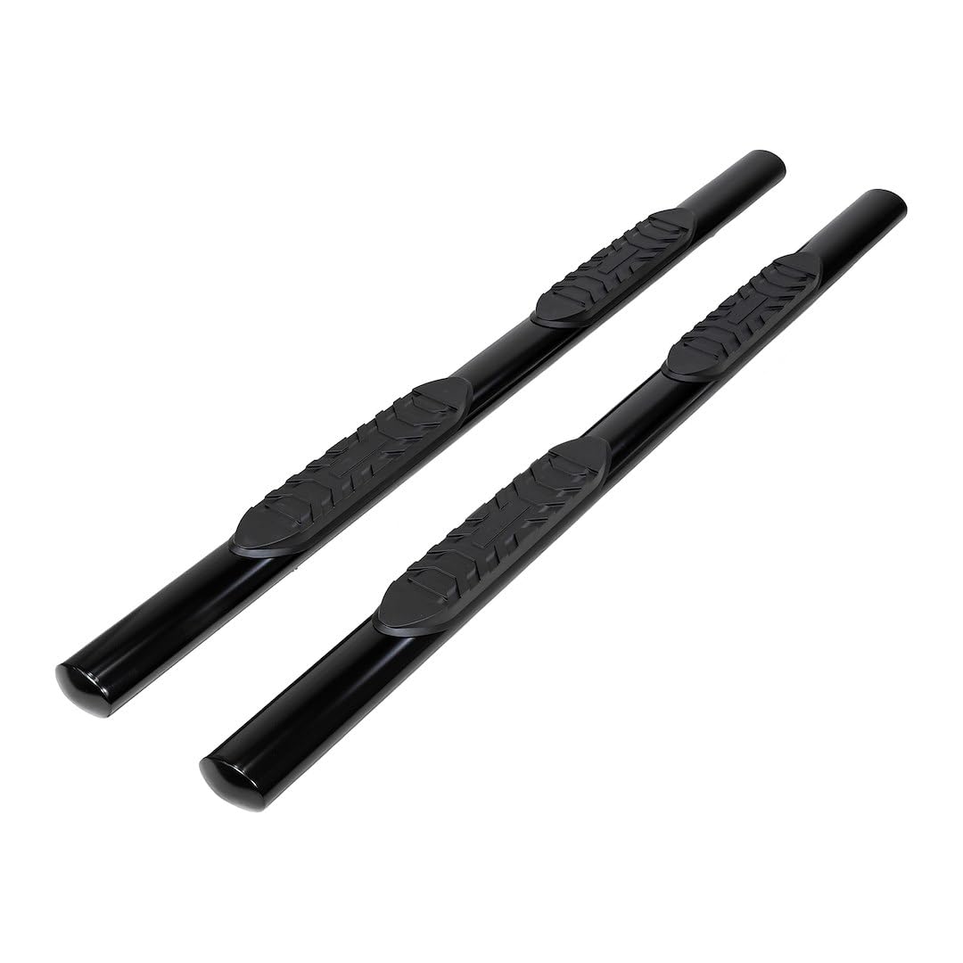 Trailfx TrailFX Nerf Bars for Ford F-150 SuperCrew 2015-2025 Black Steel 4 Inch Oval Straight Side Steps - Outdoor Depot