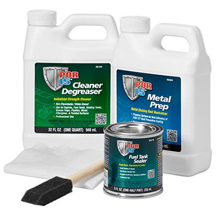 POR-15 POR-15 Motorcycle Fuel Tank Repair Kit, Superior Strength and Fuel Resistance, Stop Rust, Corrosion - Outdoor Depot