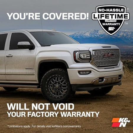 K&N K&N Cold Air Intake System: High-Flow Air Filter, Increase Performance & Towing: Compatible with - Outdoor Depot