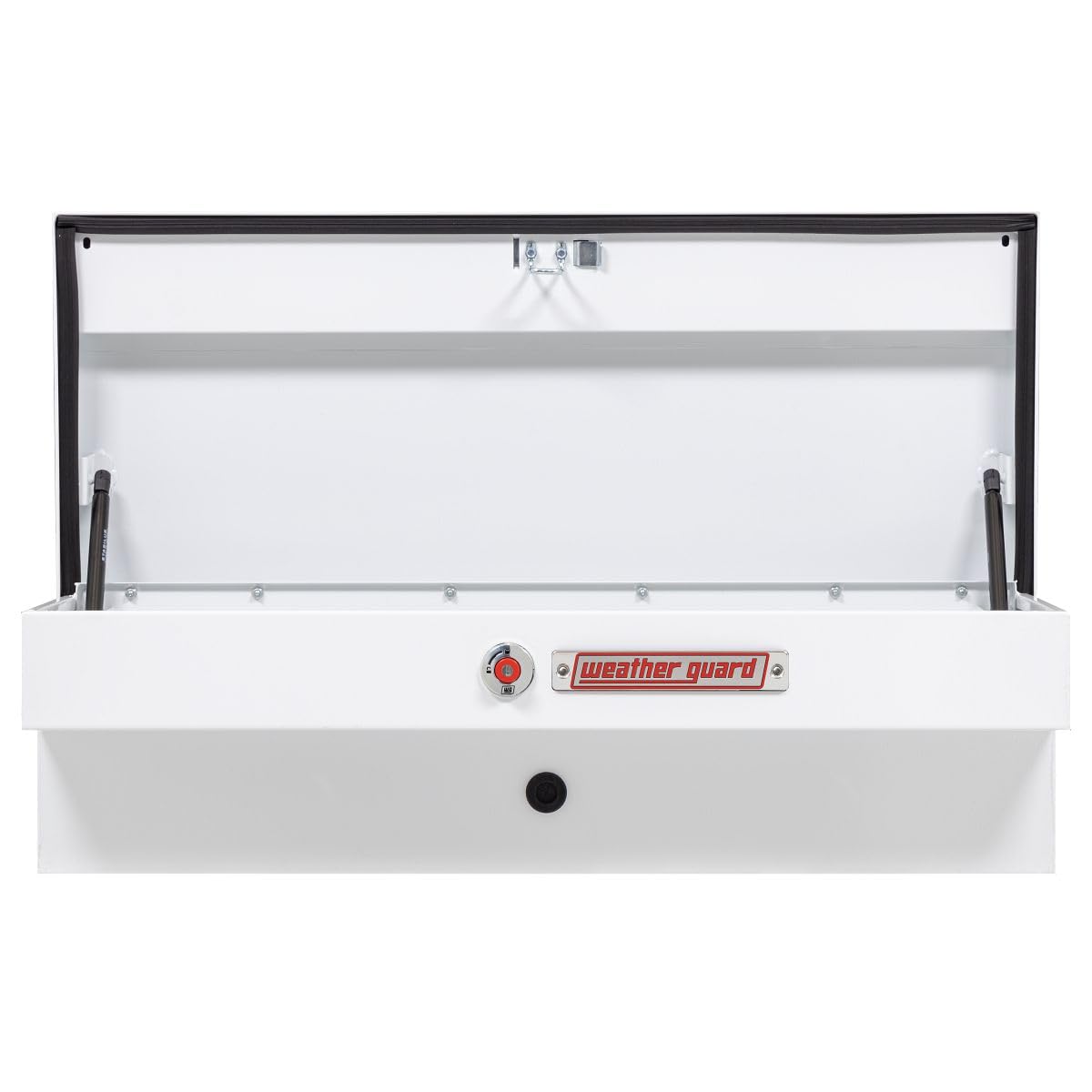 Weather Guard Weather Guard Model 185-3-04 41in Lo-Side Truck Box, Steel, White, 3.0 cu ft capacity - Outdoor Depot