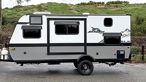 GT Styling RainBlade RV Window Deflector and Sun Visor (Fits 32-37 inch Wide Window) Smoke - Outdoor Depot