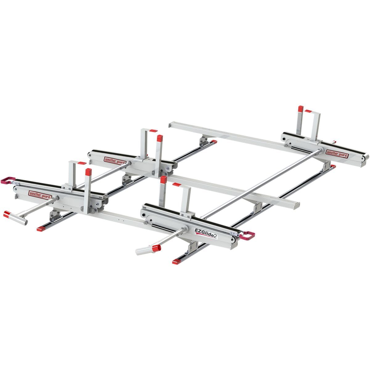 Weather Guard Weather Guard EZGLIDE2™ Drop-Down Ladder Rack, Extended, Mid/High-Roof, Model 2291-3-01 - Outdoor Depot
