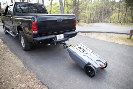 Camco Camco Rhino 28-Gallon Camper/RV Tote Tank - Features Large Heavy-Duty No-Flat Wheels & Built-in Gate - Outdoor Depot