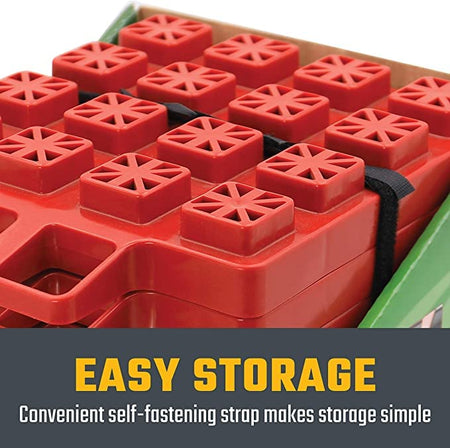 Valterra Valterra A10-0916 Stacker, (Pack of 4) , Red - Outdoor Depot