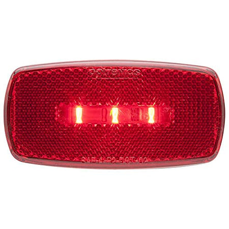 Optronics Optronics MCL32RBBP LED Surface Mount Marker/Clearance Light wiht Reflex, Black - Outdoor Depot
