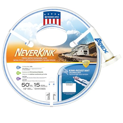 Teknor Apex Teknor Apex 8602-25 NeverKink RV/Marine Hose - 5/8" x 25' , White - Outdoor Depot