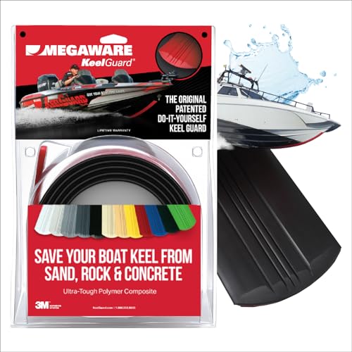 MEGAWARE KEELGUARD USA-Made, Original DIY Keel Protector, 9ft Black