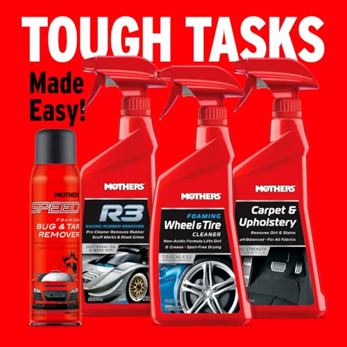 Mothers Mothers Speed Foaming Bug & Tar Remover, 18.5 oz. Aerosol — Fast-Acting, No-Drip Foam for Bug - Outdoor Depot