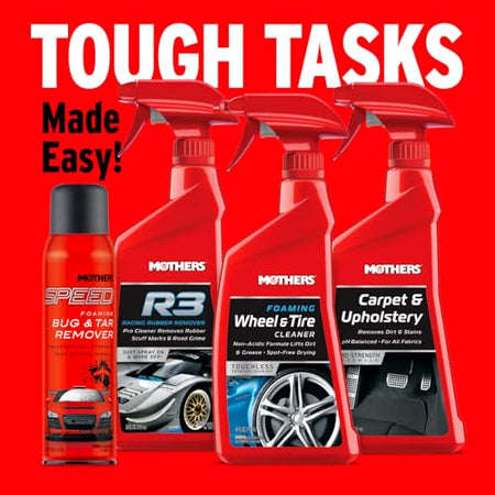 Mothers Mothers Speed Foaming Bug & Tar Remover, 18.5 oz. Aerosol — Fast-Acting, No-Drip Foam for Bug - Outdoor Depot