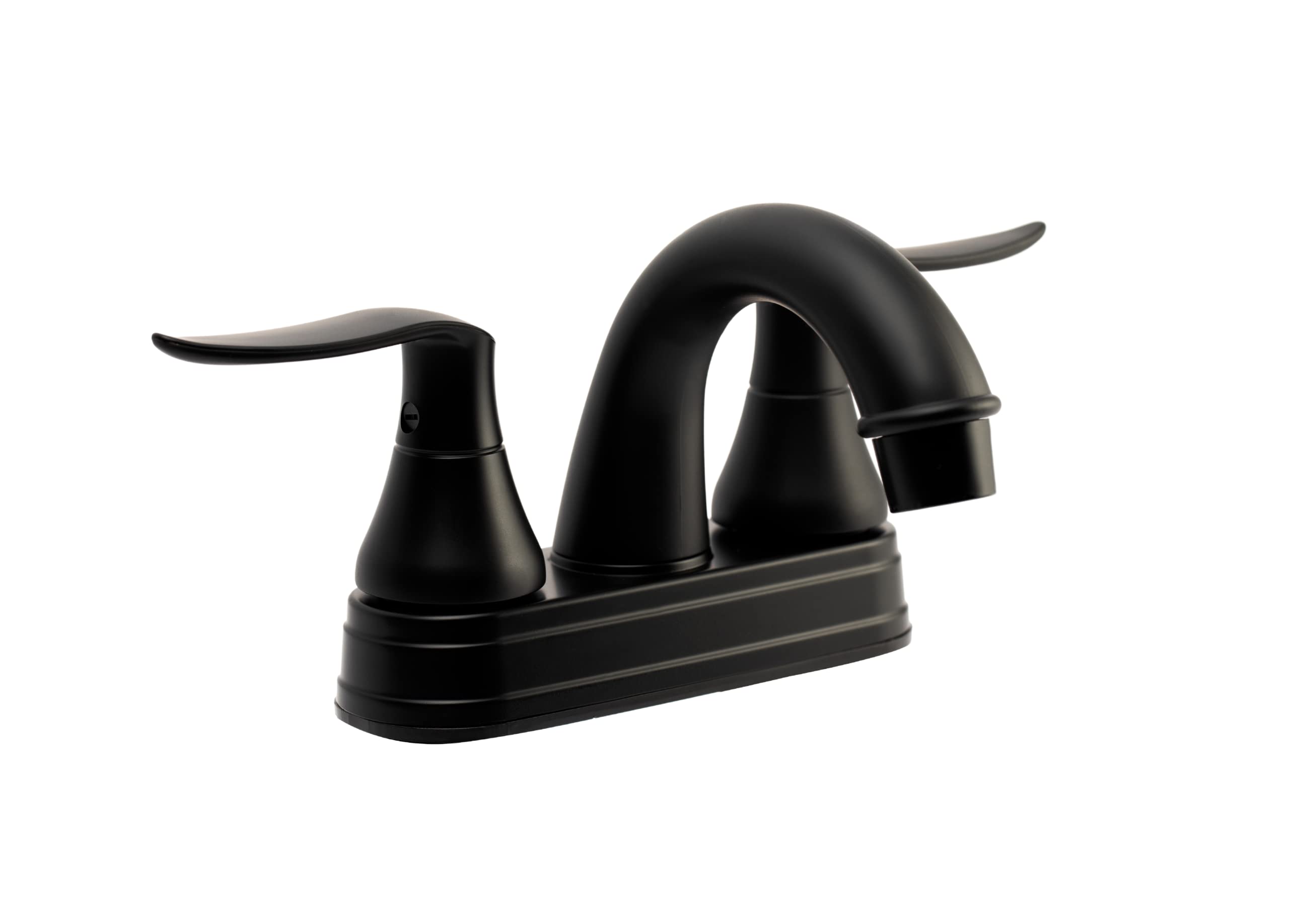 Dura Faucet Dura Faucet Elegant Arc Spout RV Lavatory Faucet - Matte Black - Outdoor Depot