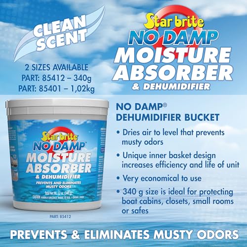 STAR BRITE STAR BRITE No Damp Moisture Absorber & Dehumidifier - Simple, Portable, Humidity Control for - Outdoor Depot